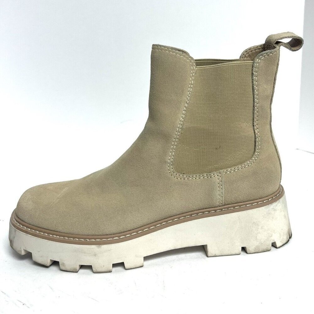 Dolce Vita Women's Jaelyn Dune Suede Chelsea Boots, Size 9 M